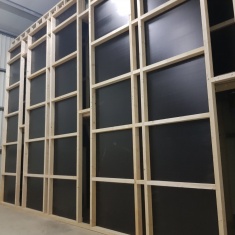 forced ventilation wall - air pressure for wooden boxes ventilation
